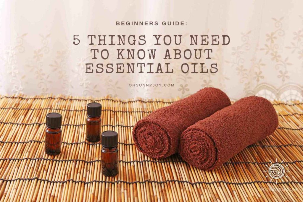 Things to know about essential oil